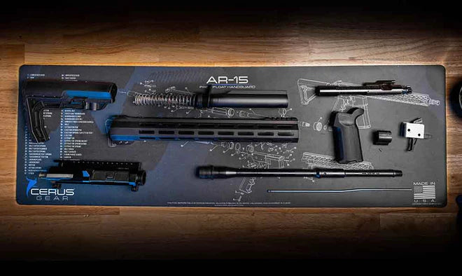 ProMat - AR-15 Free Float Handguard Schematic Rifle Mat