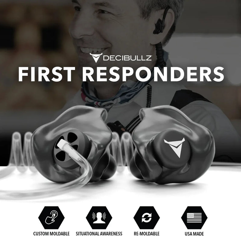 Decibullz +Awareness - Moldable earplugs for acoustic tubes
