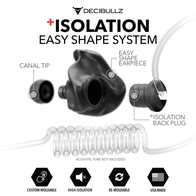 Decibullz +Isolation Moldable Earplugs