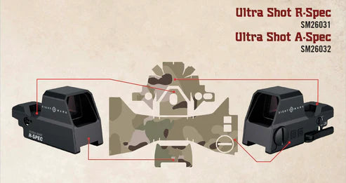 Camo Wrap for Sightmark Ultra Shot R-Spec / A-Spec