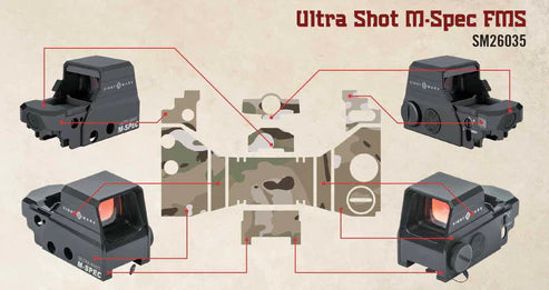 Camo Wrap for Sightmark Ultra Shot M-Spec FMS