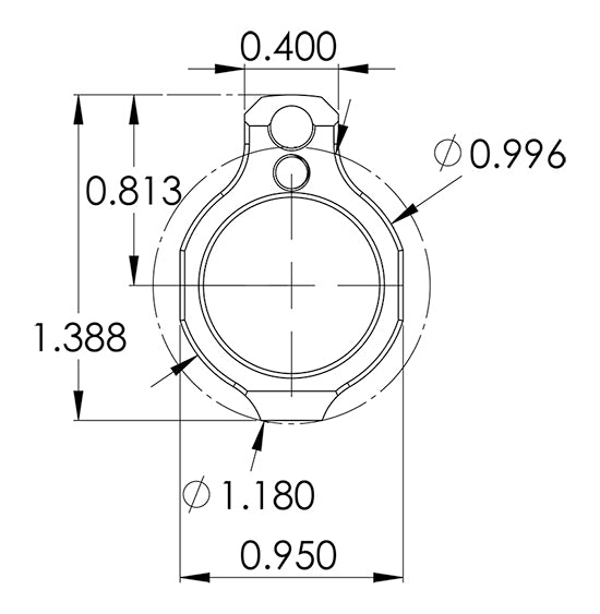 Odin Tunable Low Profile Gas Block