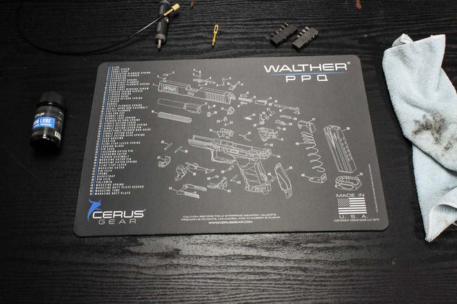 ProMat - Walther® PPQ® Schematic Handgun Mat