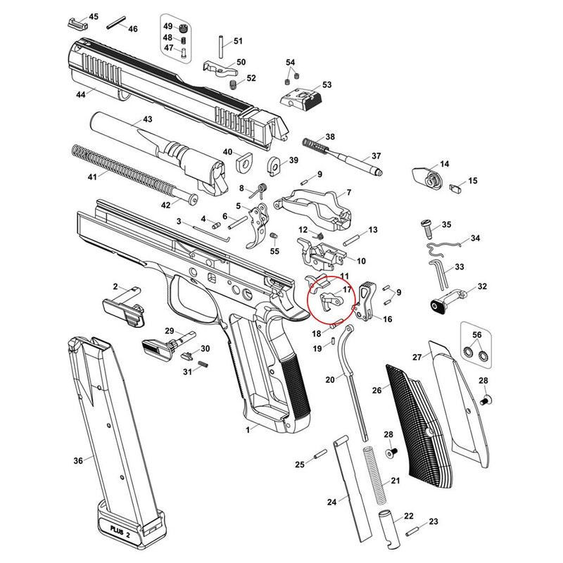 CZ Shadow 2 Disconnector - CZ