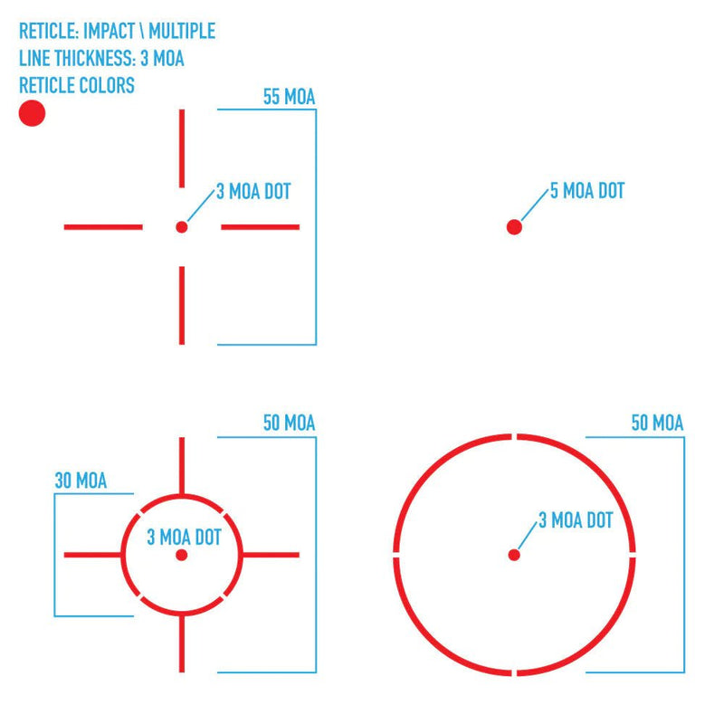 Firefield Impact XLT Reflex Sight - Firefield