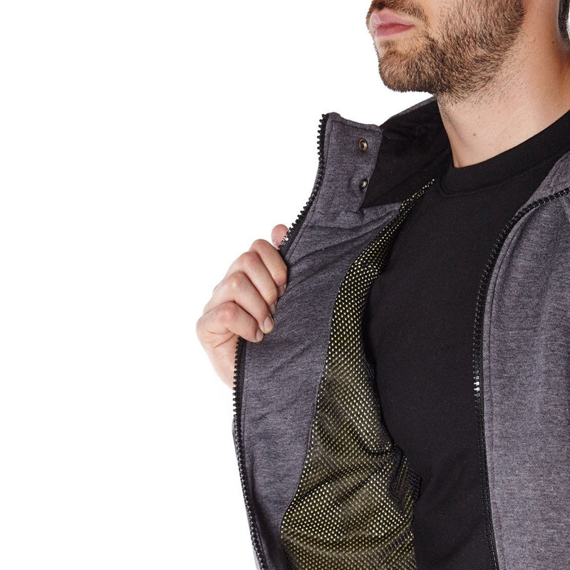 Cut-resistant hoodie with Kevlar®, Grey
