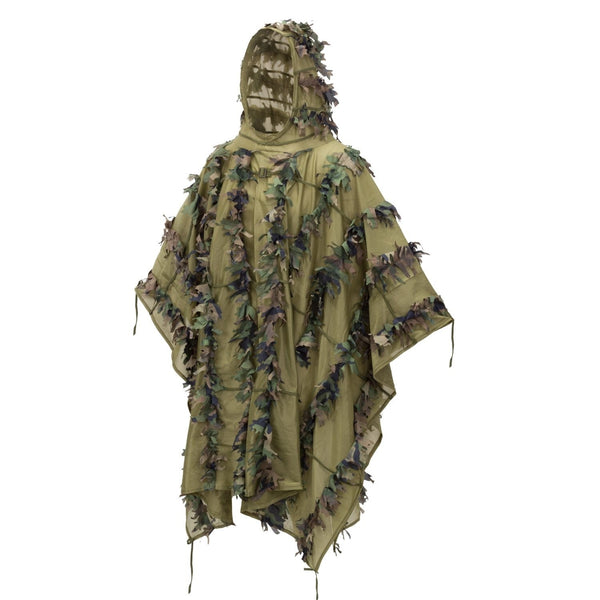 Leaf Ghillie Poncho®, US Woodland - Helikon - Tex