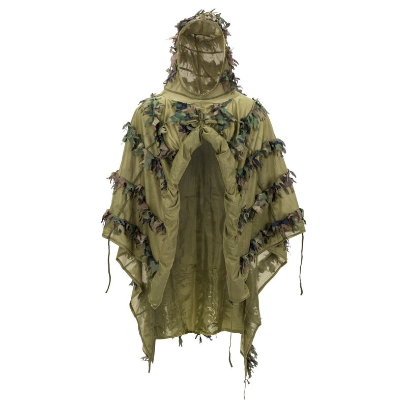 Leaf Ghillie Poncho®, US Woodland - Helikon - Tex