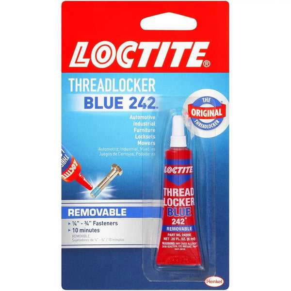 Loctite Heavy Duty Gjengelås, 6ml, Blue #242 - Loctite