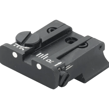 LPA TPU19WA30 Adjustable Rear Sight for WALTHER P99 / PPQ / S&W SW99, White Dots - LPA