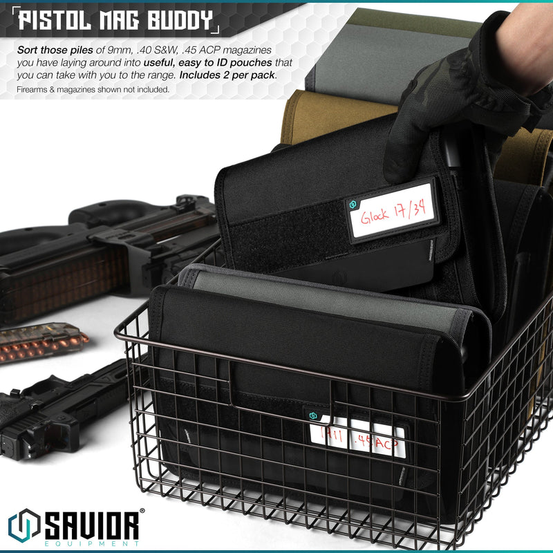 Savior Mag Buddy - Pistol Mag Pouch - 2 Pack