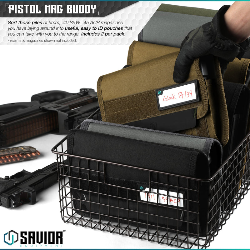 Savior Mag Buddy - Pistol Mag Pouch - 2 Pack