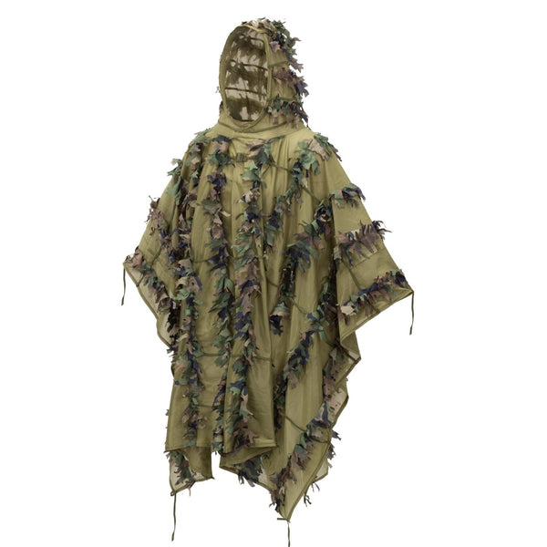 Leaf Ghillie Poncho®, US Woodland