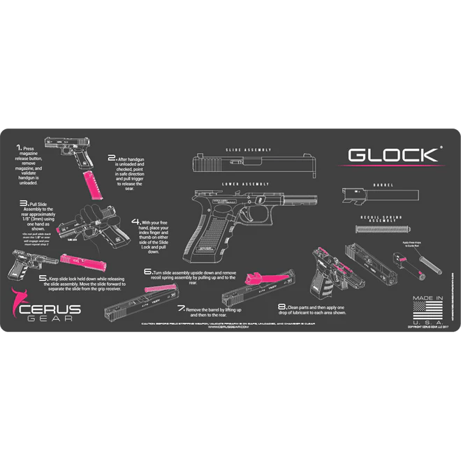 ProMat - GLOCK® Instructional Gun Mat - Cerus Gear