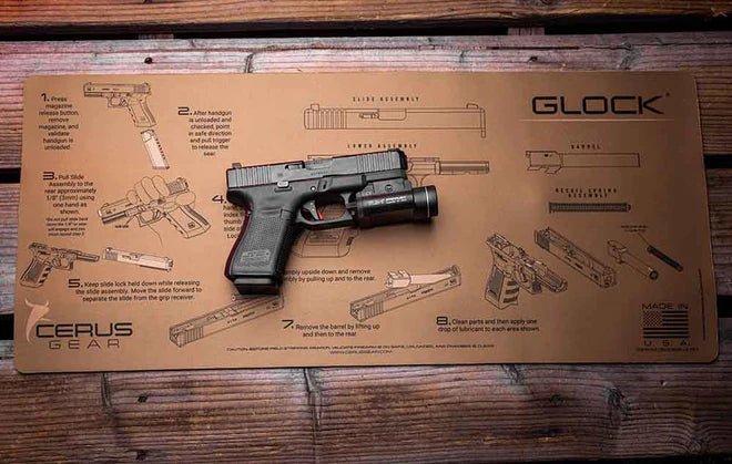 ProMat - GLOCK® Instructional Gun Mat - Cerus Gear