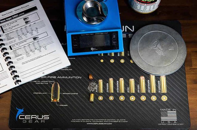 ProMat - Top Handgun Cartridges Gun Mat - Cerus Gear