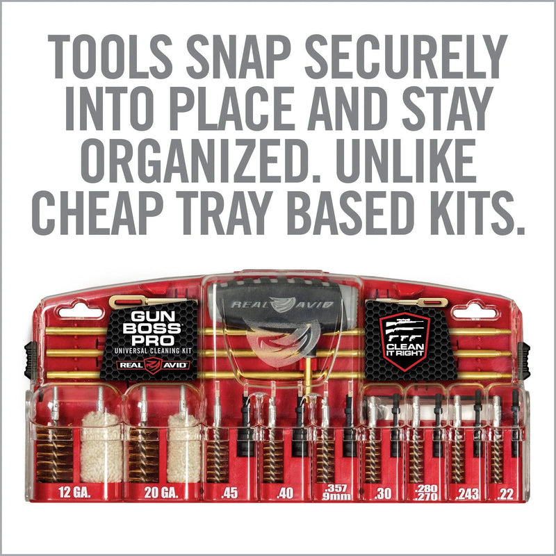 Real Avid Gun Boss® Pro - Universal Gun Cleaning Kit - Real Avid