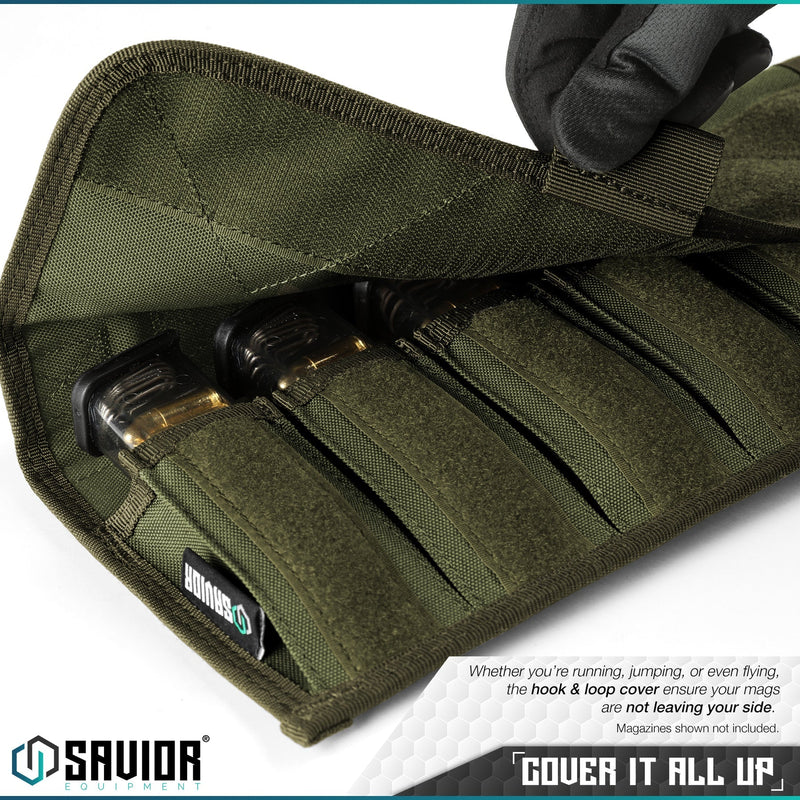 Savior Pistol Magazine Pouch with Sling - 6 Mag - Savior