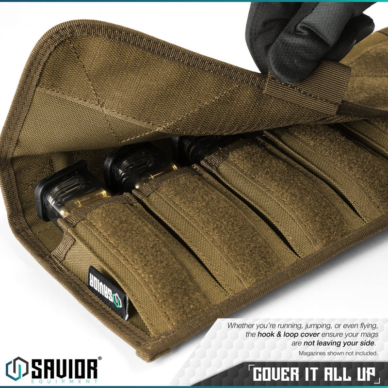 Savior Pistol Magazine Pouch with Sling - 6 Mag - Savior