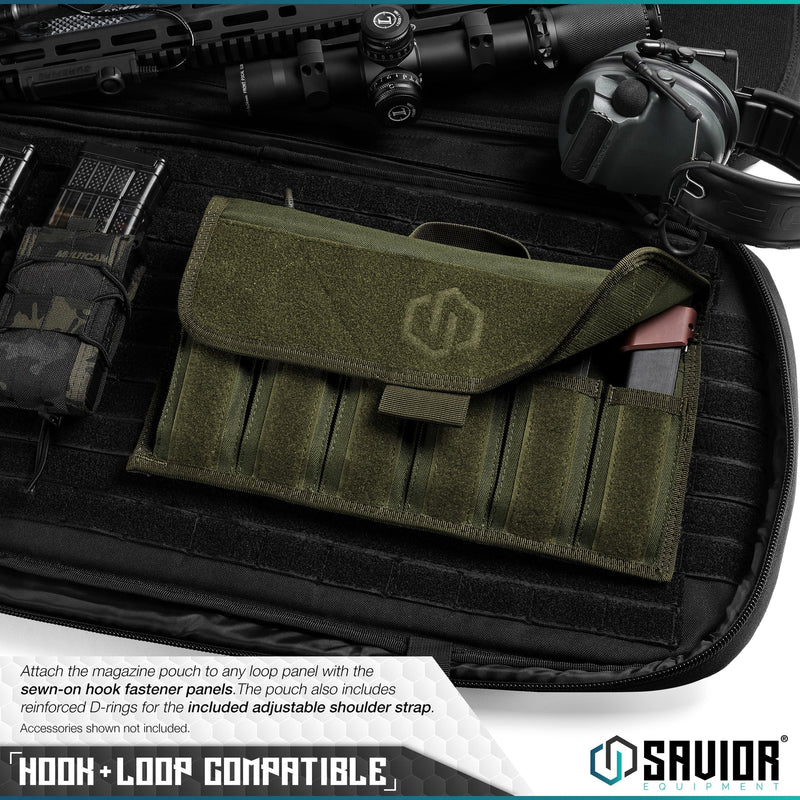 Savior Pistol Magazine Pouch with Sling - 6 Mag - Savior