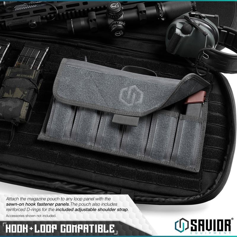 Savior Pistol Magazine Pouch with Sling - 6 Mag - Savior