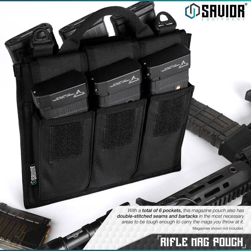 Savior Rifle Magazine Pouch - 6 Mag - Savior