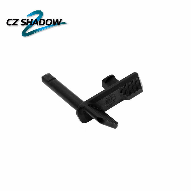 Slide Stop with Thumb Rest for CZ Shadow 2 - Black - Eemann Tech