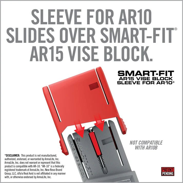 Smart - Fit® Vise Block Sleeve for AR10 - Real Avid