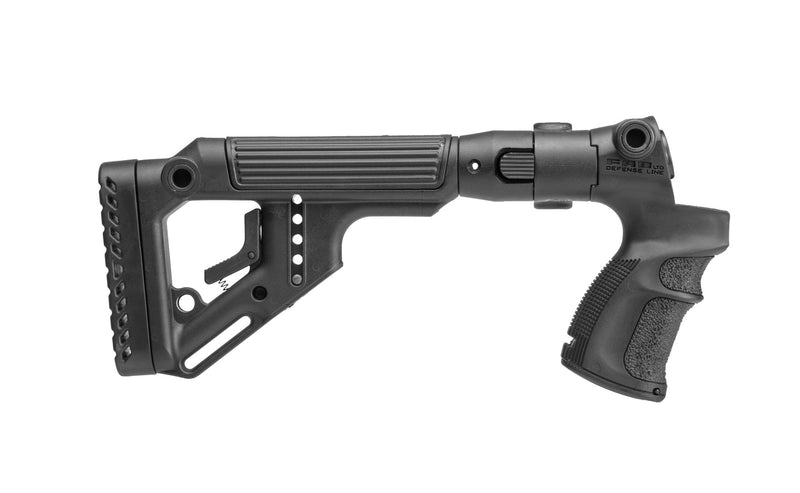 Tactical Folding Stock w/ Cheekpiece - Mossberg 500 - FAB Defense