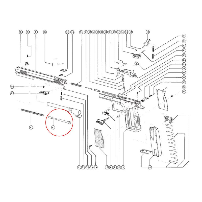 Tanfoglio Guide Rod - Tanfoglio