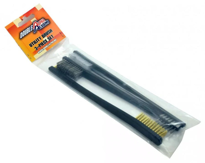 Utility Brush Set, 3 pcs - Double Alpha Academy