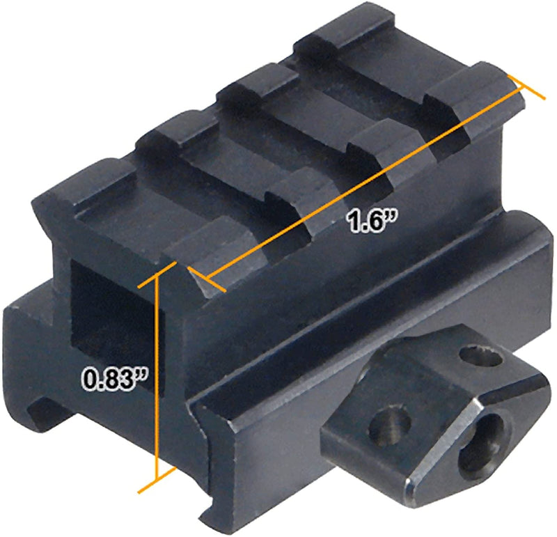 Compact Riser Mount, 0.83" - Leapers, Inc.