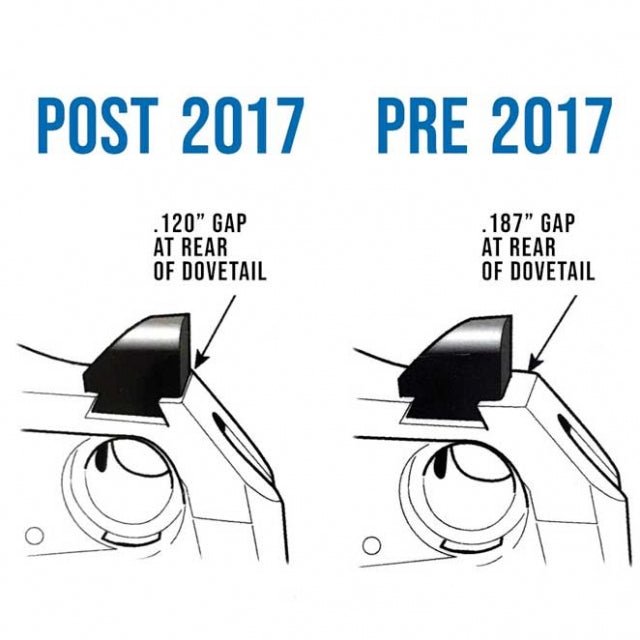 Desert Eagle Pre - 2017 Dovetail Mount for Trijicon RMR, Holosun 407c/507c - Evolution Gun Works