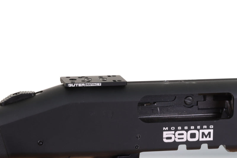 Mossberg 500 Shotgun - Modular Red Dot Adapter - OuterImpact