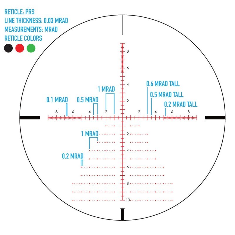 Sightmark Latitude 6.25 - 25x56 PRS MRAD - Sightmark