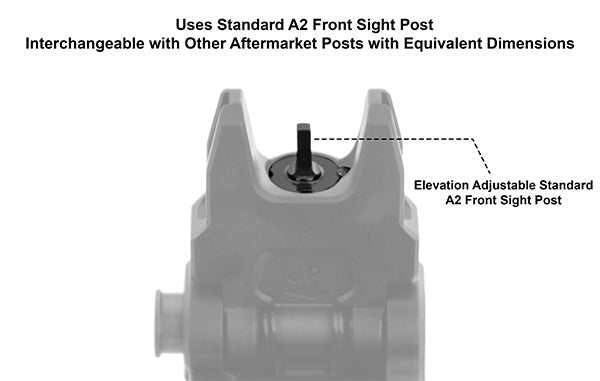 UTG® ACCU - SYNC® Spring - Loaded Flip - up Front Sight - Leapers, Inc.