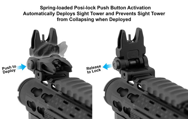 UTG® ACCU - SYNC® Spring - Loaded Flip - up Front Sight - Leapers, Inc.