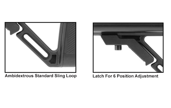 UTG PRO® AR15 Ops Ready S2 Mil - spec Stock Kit - Leapers, Inc.